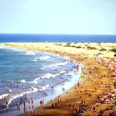 Traumhafte Wohnung Mit Panoramablick Und Pool Playa del Inglés Exteriör bild