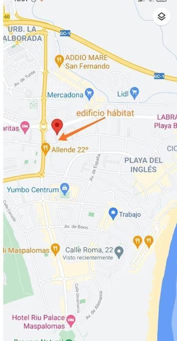 Traumhafte Wohnung Mit Panoramablick Und Pool Playa del Inglés Exteriör bild